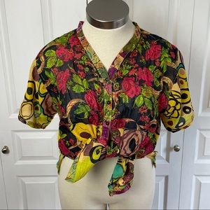 Gauzy Embroidered Shirt